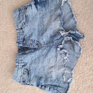 Blue shorts